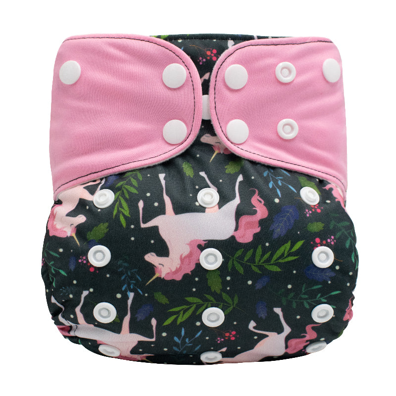 One Size Daytime Nappy - Unicorn Dream (3-15kg)