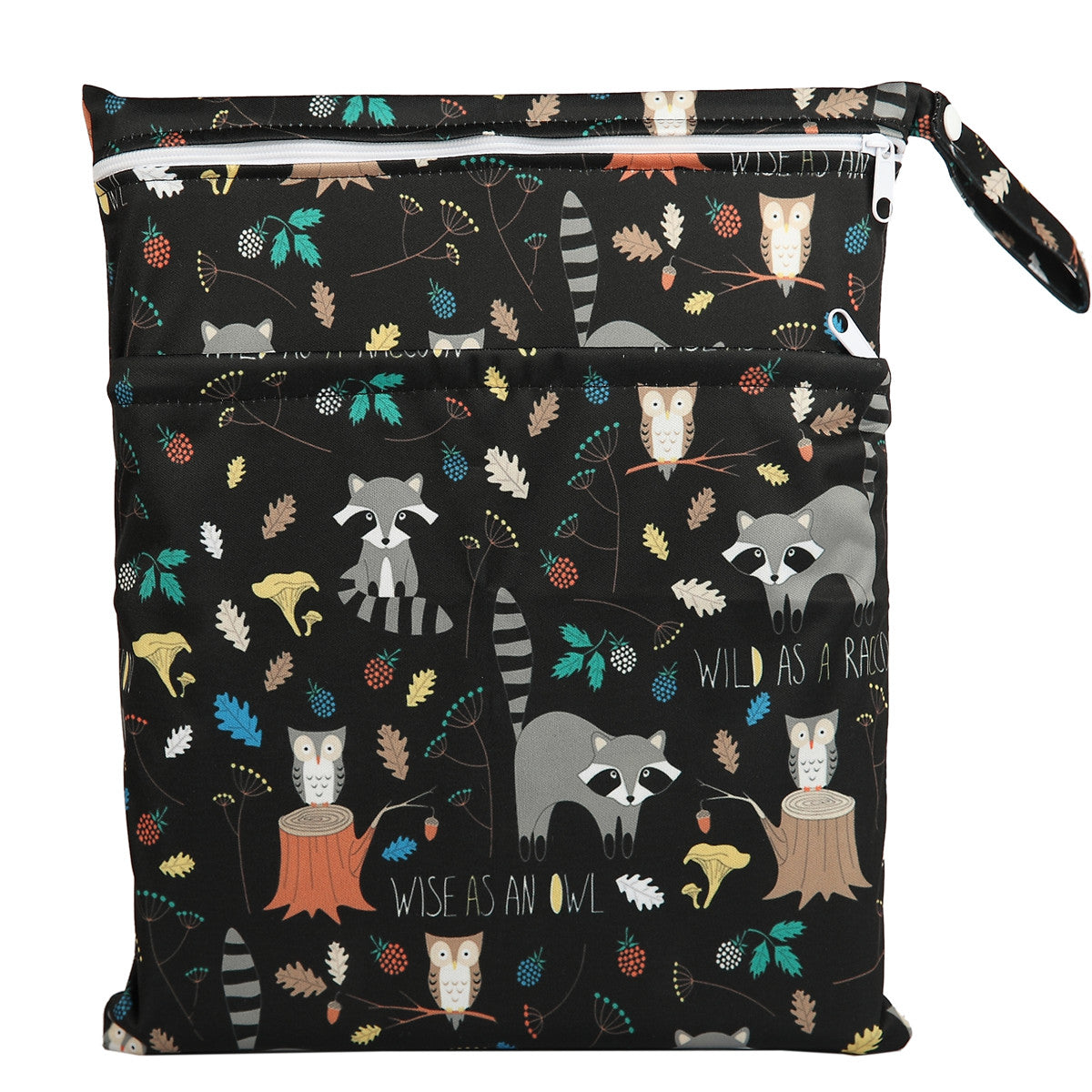 Eco Friendly Nappy Bag - Little Racoon