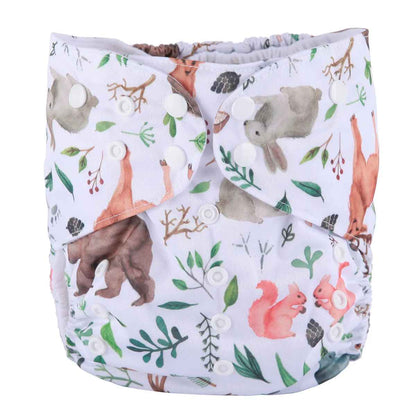 Big Kids Nappy - Drifting Leaves (15-25kg)