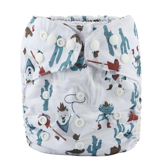 One Size Daytime Nappy - Snowy World (3-15kg)