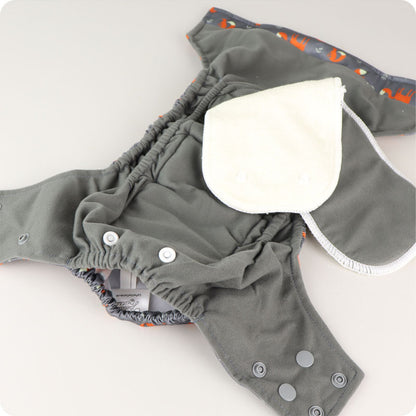 One Size Nighttime Nappy - Glowy Ananas (3-15kg)