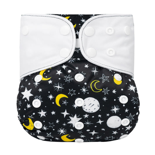 One Size Daytime Nappy - Starlight Sparkle (3-15kg)