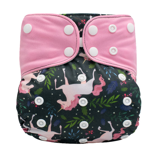 One Size Daytime Nappy - Unicorn Dream (3-15kg)
