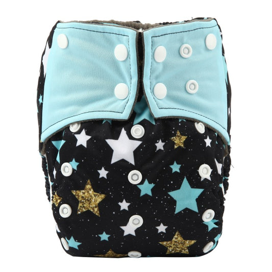 One Size Nighttime Nappy - Starry Horizon (3-15kg)