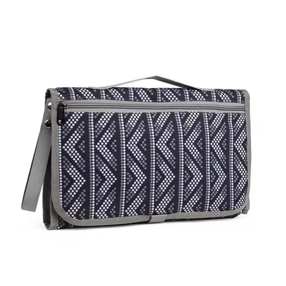 Portable Waterproof Changing Mat - Black Triangle